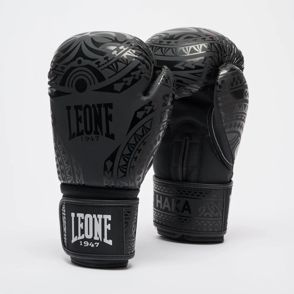 Боксерські рукавиці Leone GN329 HAKA Black 16 унцій
