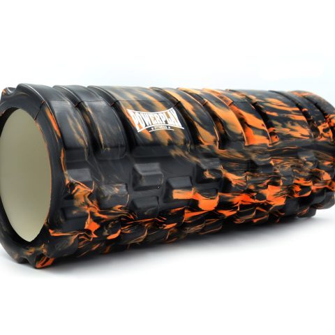 Масажний ролик (роллер) PowerPlay 4025 Massage Roller Чорно-помаранчевий (33×15см.)