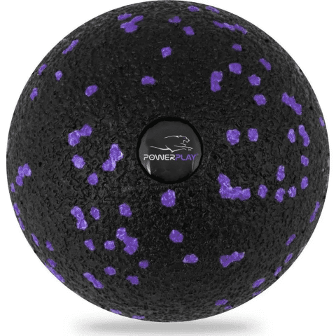 Масажний м’яч PowerPlay PP-4350 Epp Massage Ball (d8) Чорно/Фіолетовий