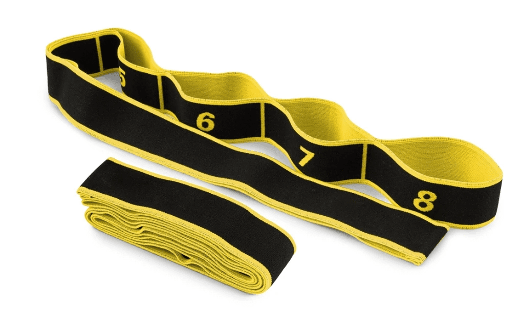 Еспандер з петлями для розтяжки PowerPlay PP_4311 Fitness Band Жовта (88*4см.)