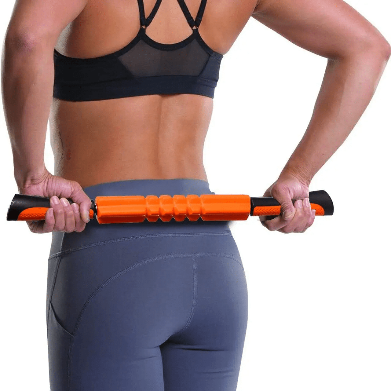 Масажний набір PowerPlay PP_4015 EPP Foam Roller Set 4in1 (2-ва роли + 2-ва м’ячі) Чорно-Фіолетовий