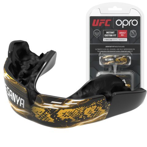 Капа OPRO UFC Fighter Collection Israel Adesanya доросла (вік 11+) Black (art.102529005)