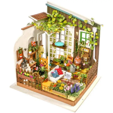 Конструктор 3D міні-будинок Robotime Rolife Miller's Flower House DG108