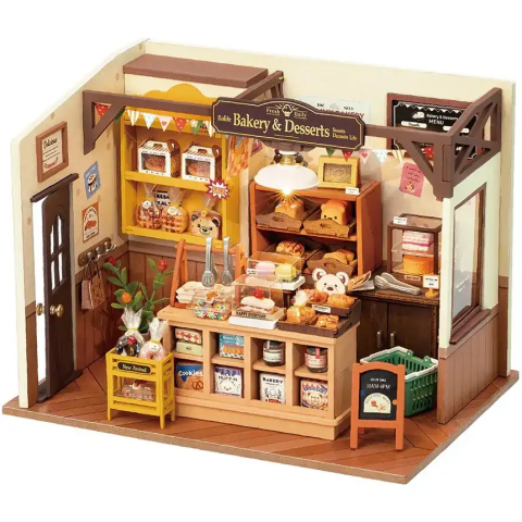 Конструктор 3D міні-будинок Robotime Rolife Becka‘s Baking House DG161