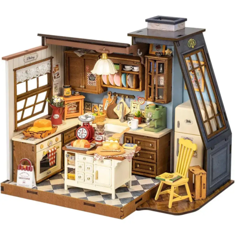 Конструктор 3D міні-будинок Robotime Rolife Baking Kitchen DG172