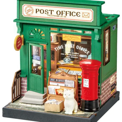 Конструктор 3D міні-будинок Robotime Rolife Century Post Office DS037