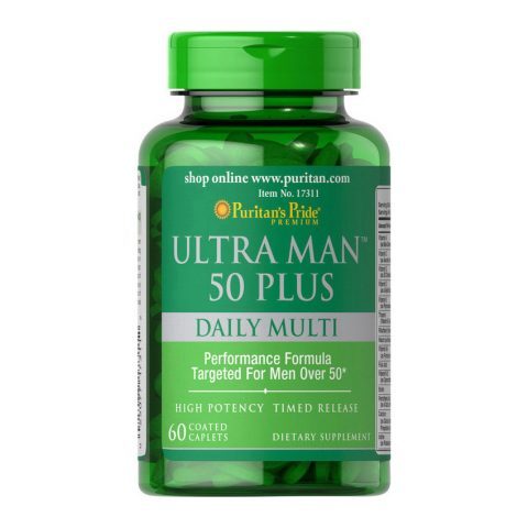Puritan’s Pride Ultra Man 50 Plus Daily Multi time release (60 caplets)