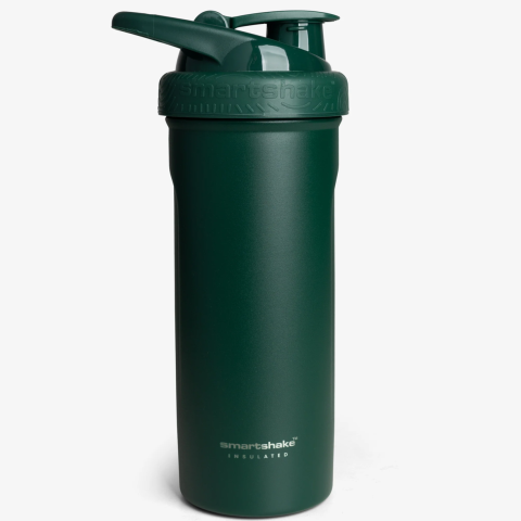 Шейкер спортивний SmartShake металевий Insulated Steel 750ml Racing green