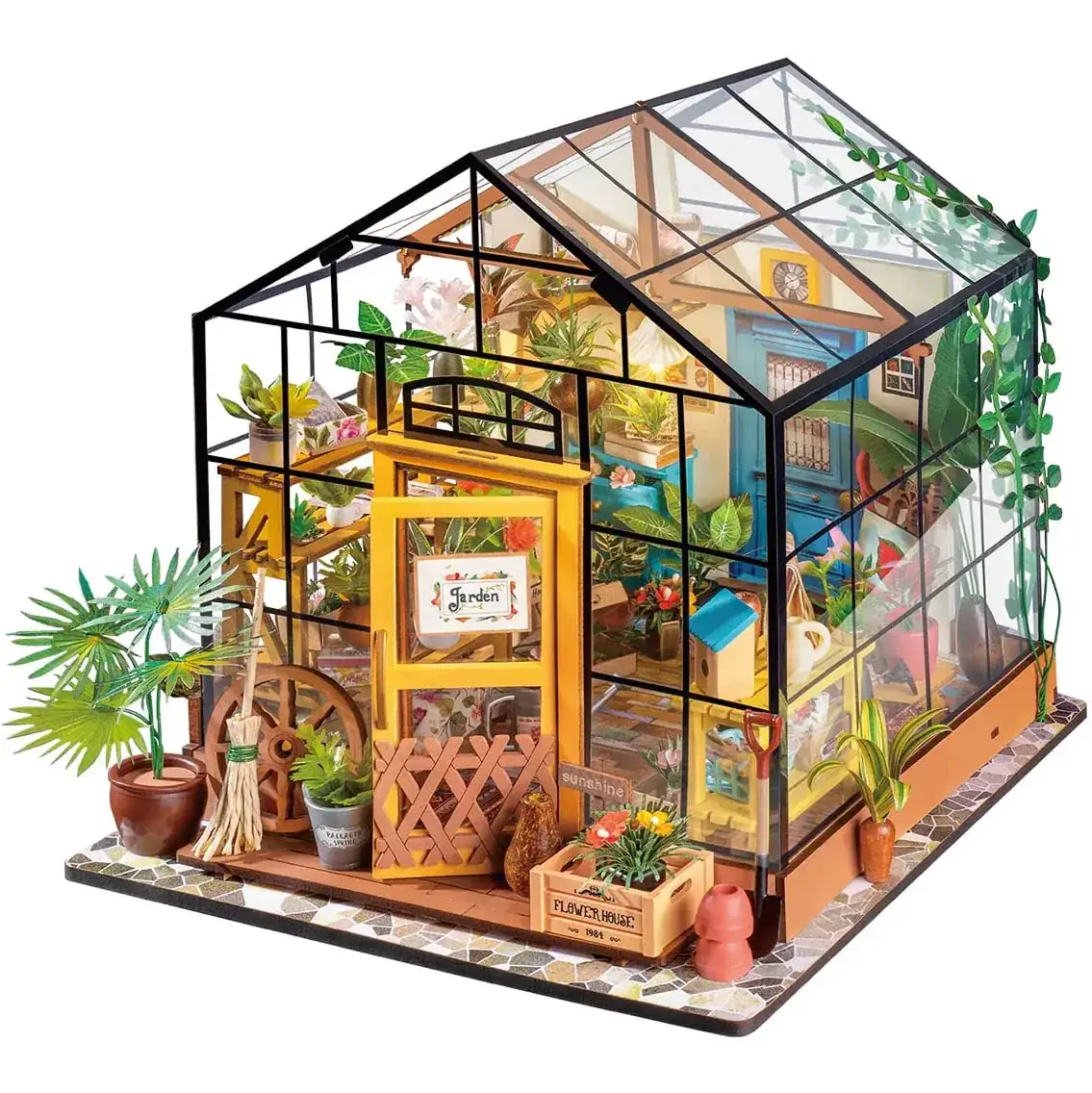 Конструктор 3D міні-будинок Robotime RolifeCathy's Flower House DG104