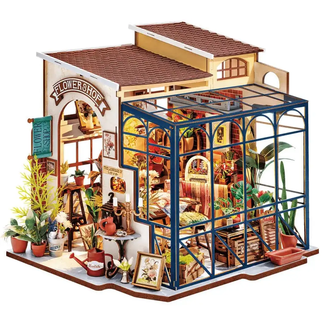 Конструктор 3D міні-будинок Robotime Rolife Emily's Flower Shop DG145