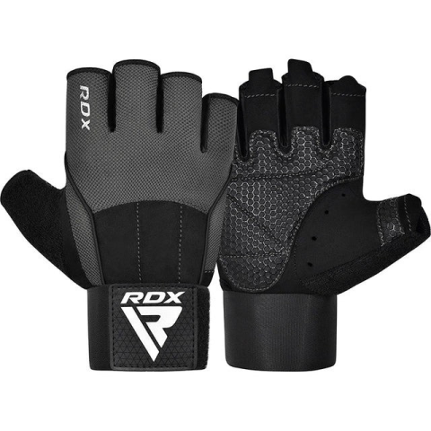 Рукавички для фітнесу RDX W3 GREY WITH EVA PADDING-XL