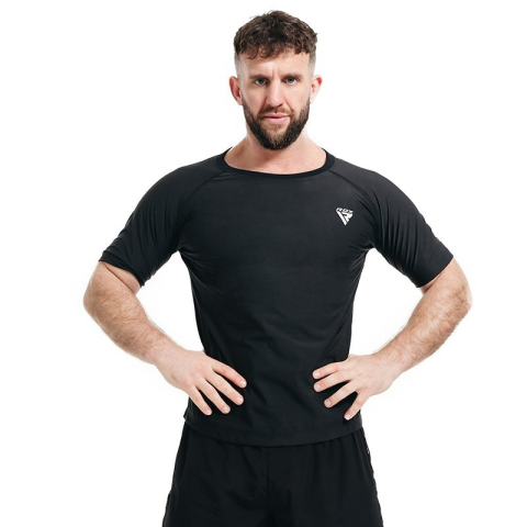 Чоловіча футболка RDX M1 з ефектом сауни Black XL