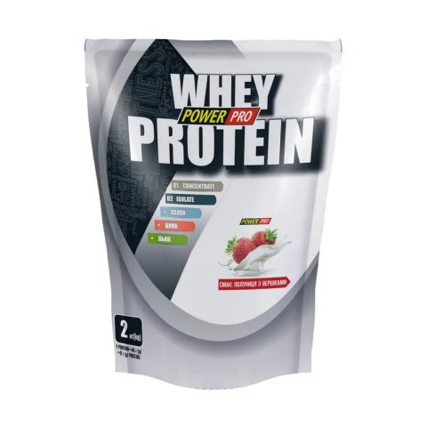 Power Pro Whey Protein (2 kg, полуниця з вершками)